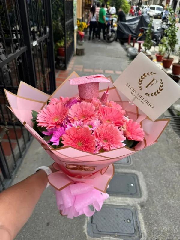 Bouquet en gerberas