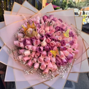 Bouquet de 100 rosas