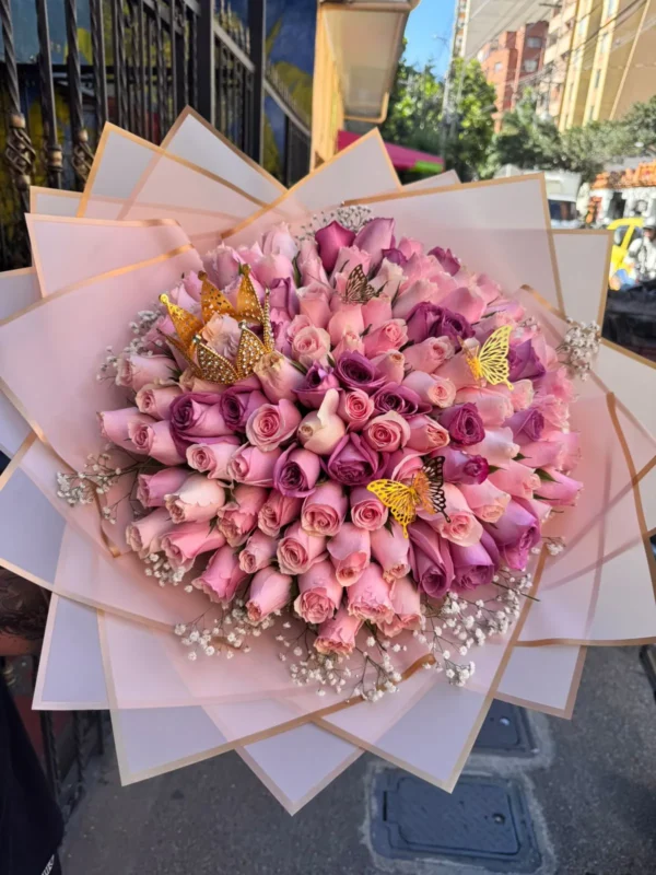 Bouquet de 100 rosas